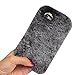 AiKeDuo for iPhone 6s Plus Fru Case Handmade Rhinestones Crystals and Beaver Fur Cover for iPhone 6 Plus Warm Case Cover