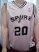 SAN ANTONIO SPURS EMANUEL MANU GINOBILI #20 HOME BASKETBALL JERSEY