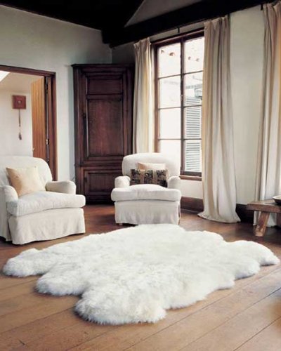 Premium Sheepskin Rugs - Ivory Sexto 6-Pelt On Sale