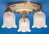 Hudson Valley 719-PF Round Flush Mount - Ganton Polished Flemish - Traditional Lighting