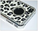 51r4v65jqDL. SL160  Luxury Unique Best Leopard Czech Rhinestone Case Cover for Apple Iphone 4 4g Crystal