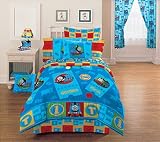 Thomas Tank Train Engine - Ticket to Ride - Comforter Bedding Set - Twin Bed Size
