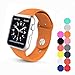 Apple watch band 42mm,XIYA Soft Silicone Replacement Sport style for Apple Watch Model(Grapefruit,42mm)