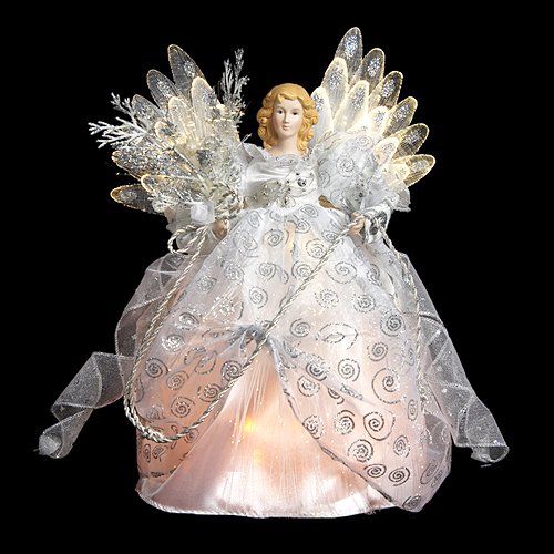 Fiber Optic Angel christmas tree topper