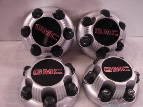 Set of 4 Gmc Sierra 1500 Silver 6 Lug Centercaps Caps