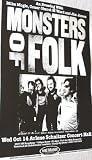 Monsters of Folk Poster - Concert Flyer - Conor Oberst Jim James M. Ward Mike Mogis - Of Bright Eyes My Morning Jacket