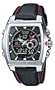 CASIO Edifice EFA-120L-1A1VEF - Reloj de caballero de cuarzo, correa de piel color negro (con cron�metro, alarma, luz)
