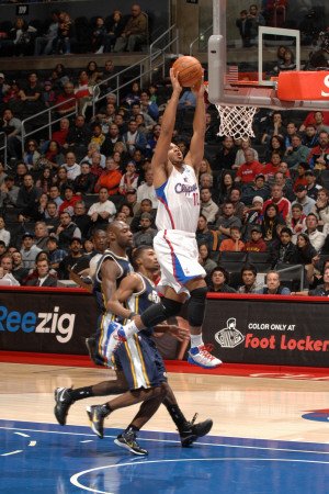 Utah Jazz v Los Angeles Clippers: Eric Gordon Photographic Poster Print by Noah Graham, 8x12