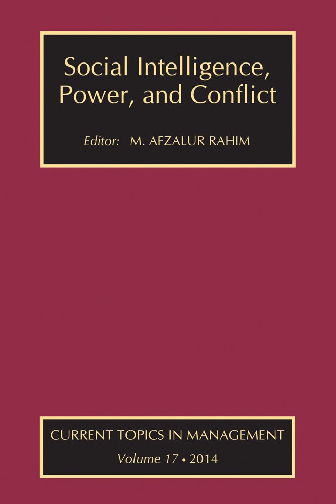 Amazon.com: Social Intelligence, Power, and Conflict: 17 (Current ...