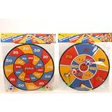 Produkt-Bild: Dartscheibe Klettband 36cm / Kid&acute;s Dartscheibe mit Klettverschluss B&auml;llen und Pfeilen (verschiedenfarbig vorsortiert), BE-75703