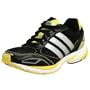 adidas Women's adizero ace Running Shoe,Black/Silver/Yellow,9.5 M