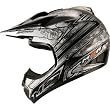 M2R Nemesis Adult X2.5 Off-Road Motorcycle Helmet - Silver