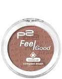 P2 Feel Good Mineral Compact Blush Rouge, 030 pure amber, 5 g