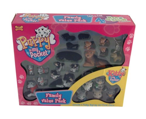 Childrens Toyshop  Toys : Puppy In My Pocket - In My Pocket Family Value Pack