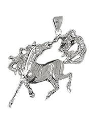 Clevereves 14K White Gold Pendant Mustang 17.3 - Gram(s)
