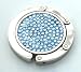 Swarovski Ocean Blue Folding Purse Handbag Hook Hanger
