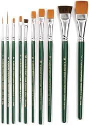 One-Stroke Brush Set - 10/Pkg