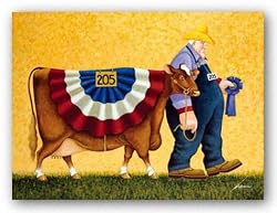 First In Class by Lowell Herrero 16"x12" Art Print Poster Latin
