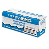 Boardwalk 7202 2000' Length x 12" Width, PVC Food Wrap Film