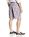 IZOD Men's Yarn-Dye Poplin Plaid Flat Front Madras Short