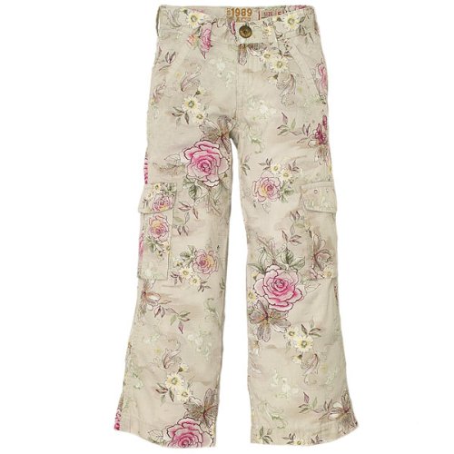 premium floral cargo pants