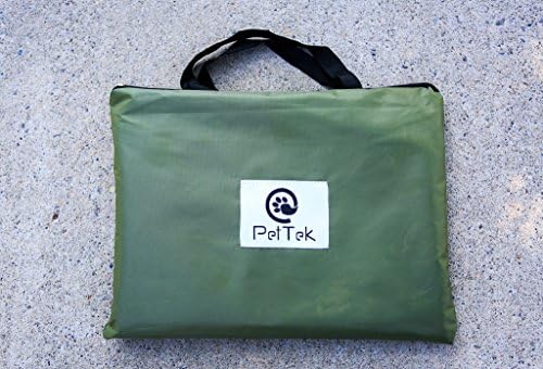 Pet Technology Waterproof Oxford 600D Polyester Fabric, Hammock Dog Seat Cover - Non-slip, Machine Washable, storing bag included