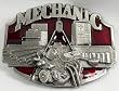 Mechanic (Occupation) Enamel Pewter Buckle