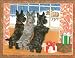 Three Scotties & Moose Christmas Card