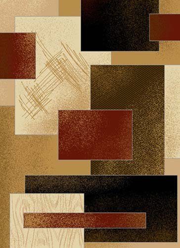 Contemporary Area Rug, United Weavers China Garden 5'x 8' Contempo Berber
