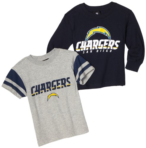 NFL Unisex Infant/Toddler San Diego Chargers Option Tee Combo Pack - R14Nc820 (Multi, 2T)