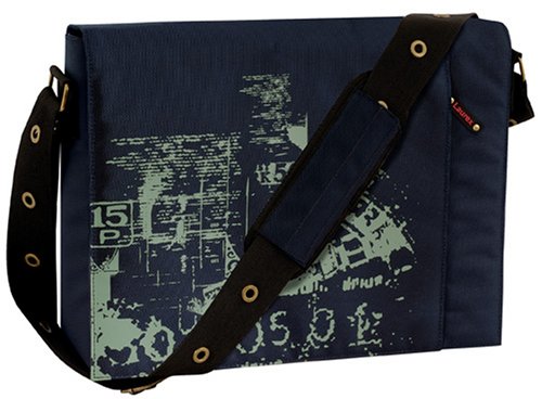 Laurex Notebook/Laptop/Messenger Bag (Navy Grunge)