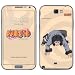 Diabloskinz selbstklebender Vinyl-Skin für das Samsung Galaxy Note 2 - Naruto Kiba