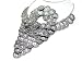 Cascading Antiqued French Coin Silver-Tone 17 Necklace and Hook Earrings Set