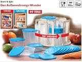 49tlg Dosenset Store & Spin Aufbewahrung Dosen Behälter