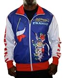 ED HARDY Christian Audigier World Cup France Mens Track Jacket Shirt Top