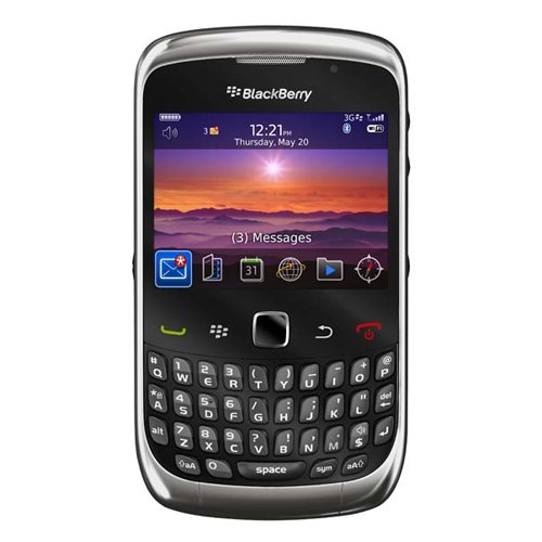 BlackBerry Curve 3G 9300 Unlocked GSM Phone with 2MP Camera, QWERTY Keypad, Bluetooth, Wi-Fi and GPS - US Warranty - Silver 