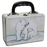Polar Bear Metal Lunch Box