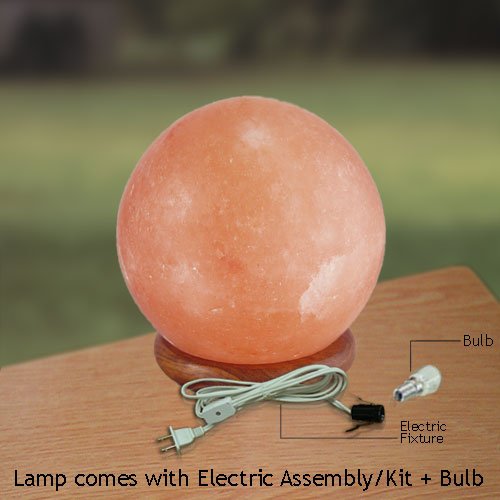 Black Tai Sphere Salt Lamp 4
