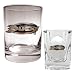Anaheim Ducks NHL Rocks Glass & Square Shot Glass Set - Primary Logo