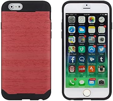 inus Real Wood Case For Iphone 6 (For 4.7 Inch) Natural Beauty And Soft Grip Feel With Insert Molding Technology, Bougainvillea