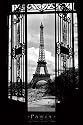 1art1 39876 Paris - Eiffelturm 1909, Frankreich Poster (91 x 61 cm)