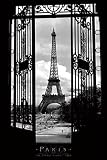 Posters: Paris Poster - Tour Eiffel 1909, France (91 x 61 cm)