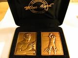 Michael Jordan - Chicago Bulls: 1996 Highland Mint "Limited Edition" Bronze Mini Mint Card Set (2 Mini Cards)
