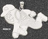 Cincinnati Reds Mr Red Giant Charm/Pendant -Choose from 14K/10K, Stainless Steel or Gold Plated
