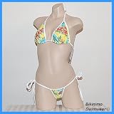 Sexy Brazilian Thong Bikini (Tropical Floral) C/D Cup