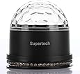 Supertech 12 Color Changes RGB Sound Actived 10W 2 IN 1 Mini Rotating Magic Ball Stage Lights For KTV Xmas Party Wedding Show Club Pub Disco DJ