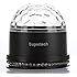 Supertech 12 Color Changes RGB Sound Actived 10W 2 IN 1 Mini Rotating Magic Ball Stage Lights For KTV Xmas Party Wedding Show Club Pub Disco DJ