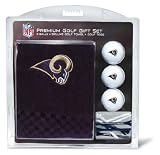 NFL St. Louis Rams Embroidered Golf Towel (3 Golf Balls/12 Tee Gift Set)