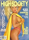 HIGH SOCIETY MAGAZINE DECEMBER 1988 SAMANTHA FOX