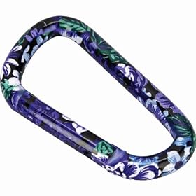 Carabiner � 6 x 60 mm Flower purple